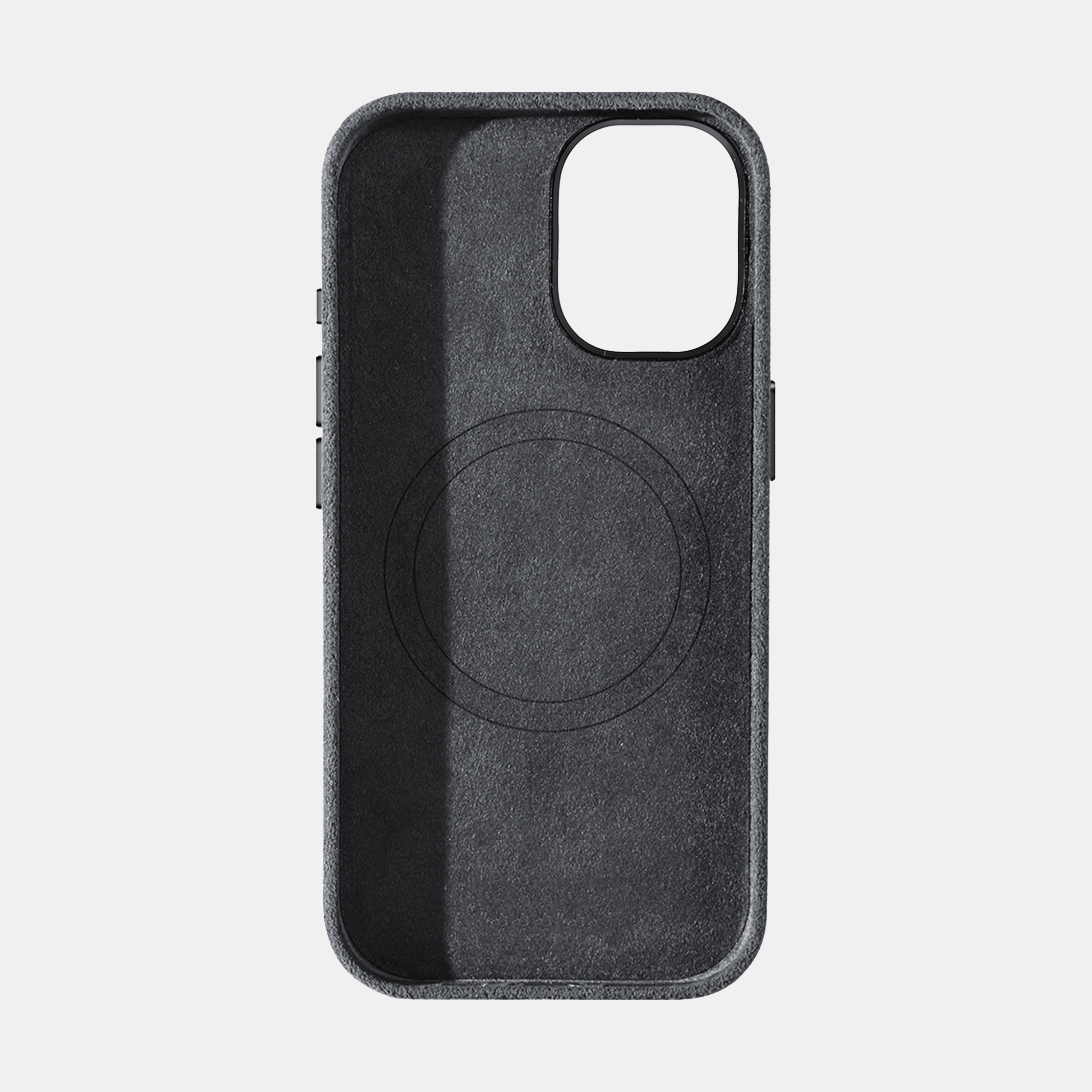 Alcantara iPhone 16 Hülle – Space Grau