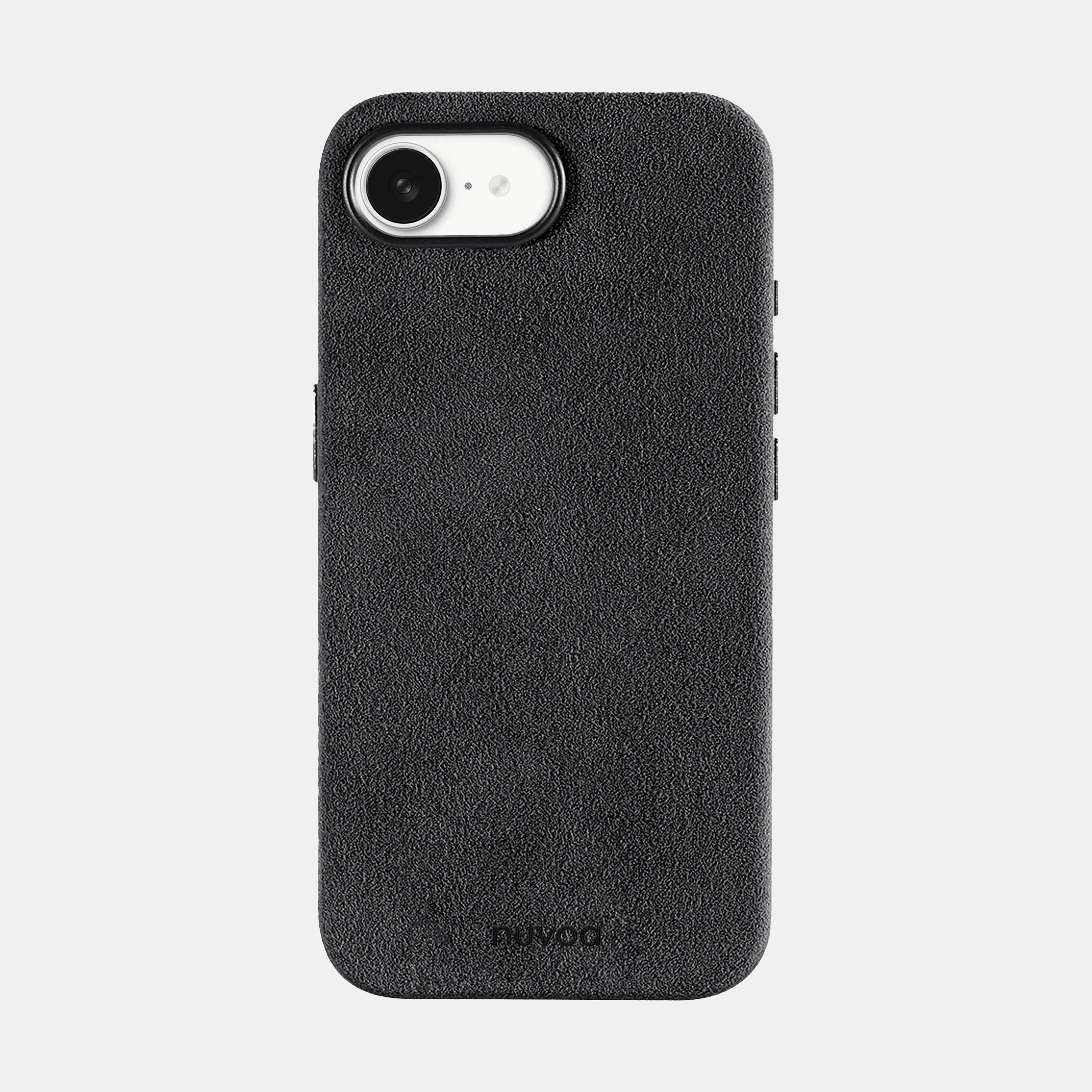Alcantara iPhone 16e Hülle – Space Grau
