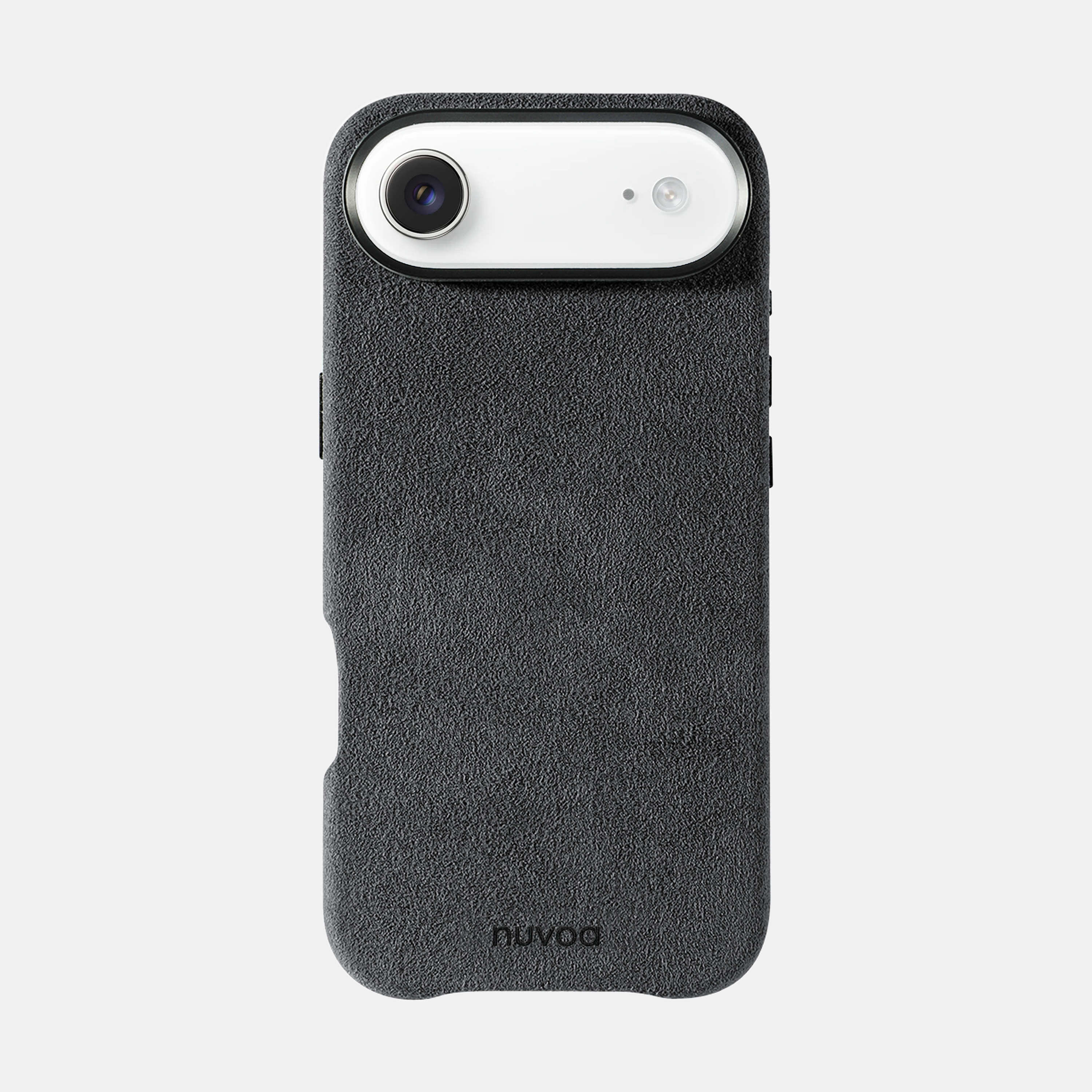 Alcantara iPhone 17 Air Hülle – Space Grau