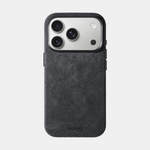 Alcantara iPhone 17 Pro Hülle – Space Grau